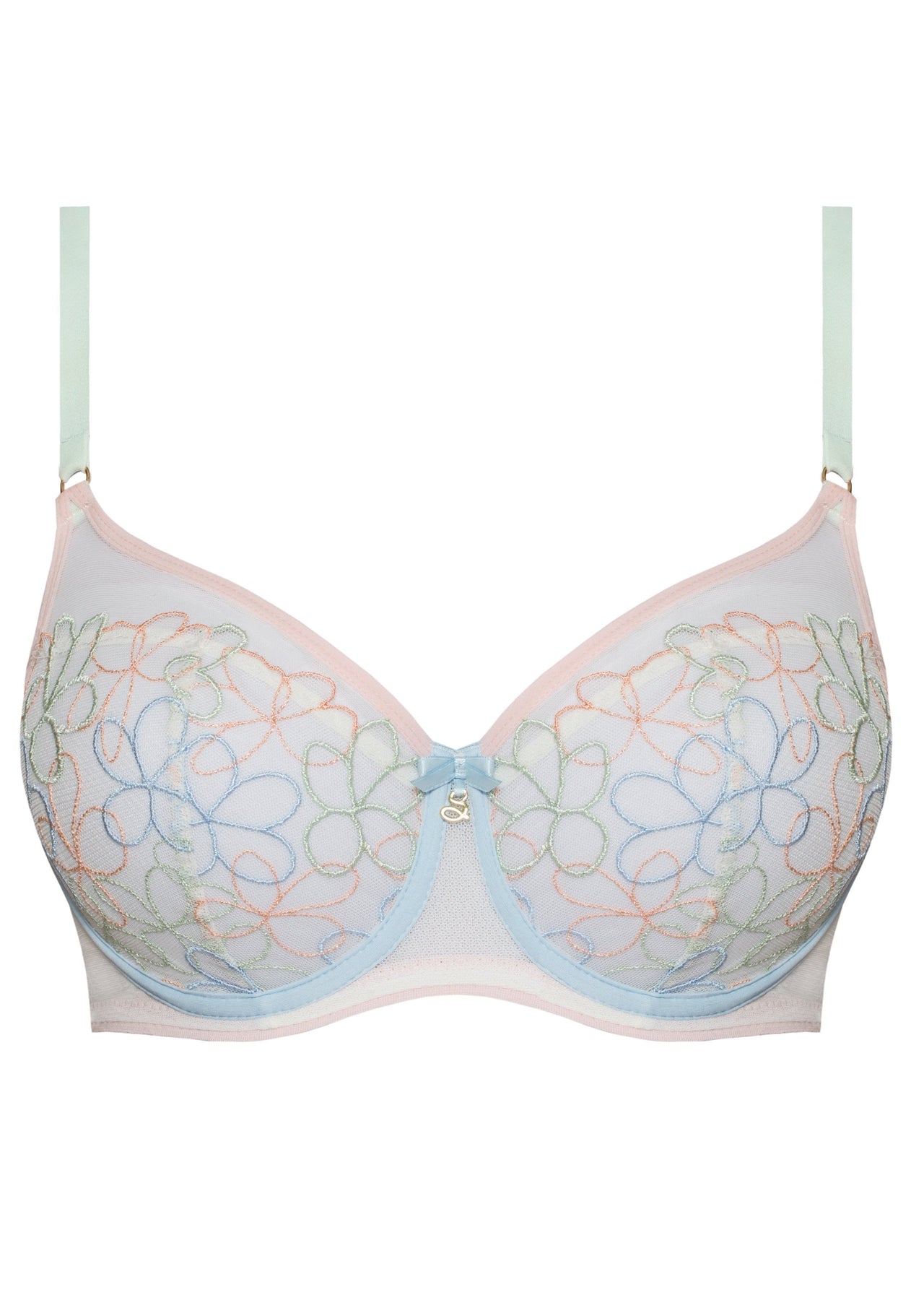 Mesh Balconette Bra Samanta Fiorella-3