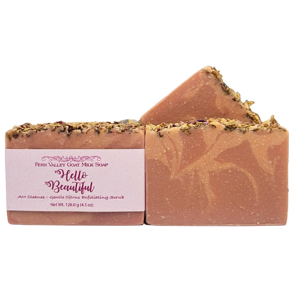 Natural Goat Milk Soap – Exfoliating AM Cleanse