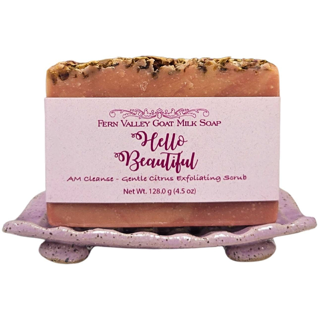 Natural Goat Milk Soap – Exfoliating AM Cleanse