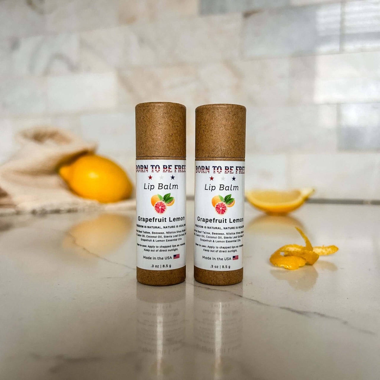 Grapefruit Lemon Lip Balm-0