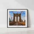 Brooklyn Bridge at Golden Hour Single Print PNG