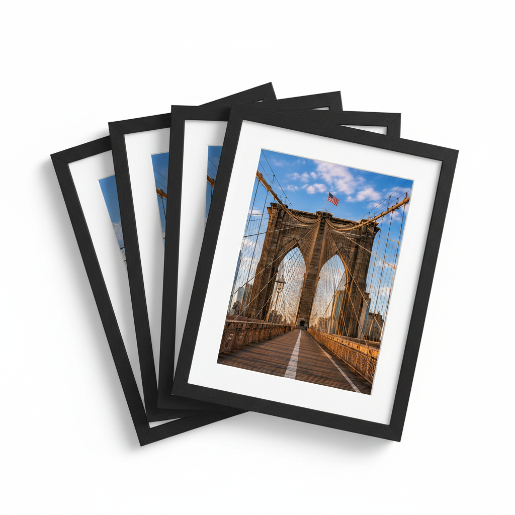 Brooklyn Bridge at Golden Hour PNG Bundle