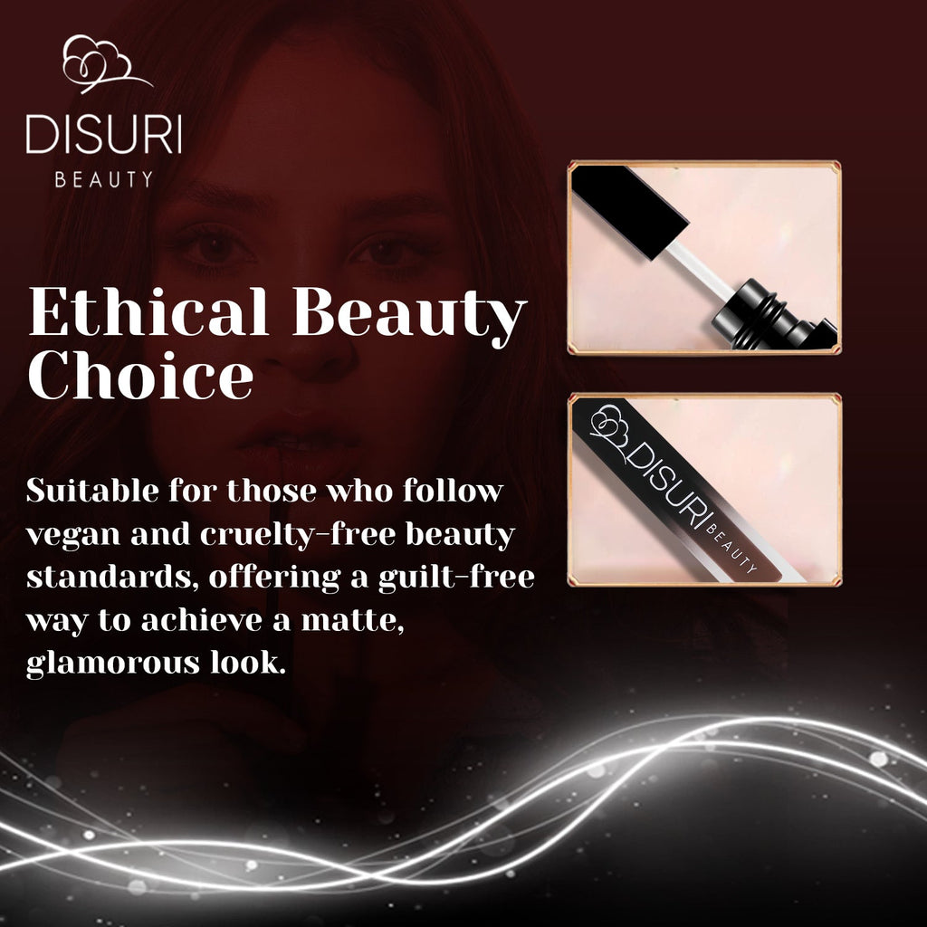 DISURI Beauty Liquid Lipstick - Chocolate Cake (68)-4