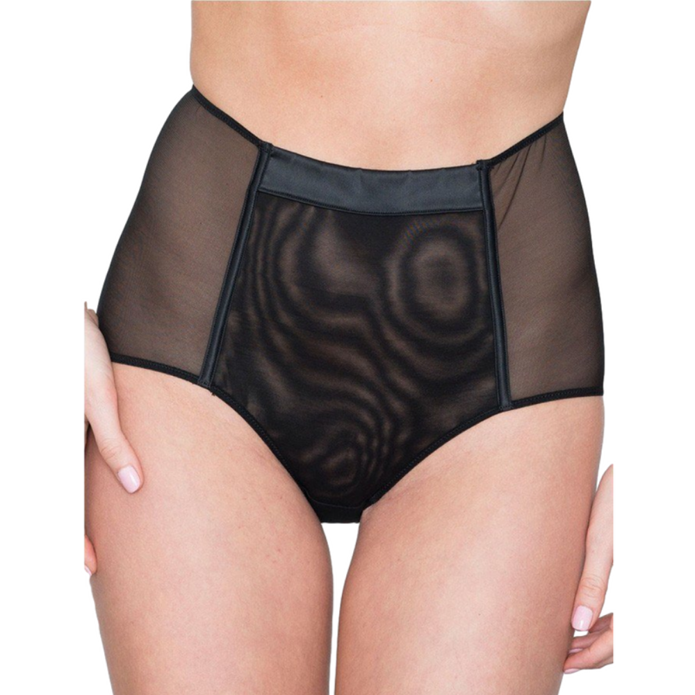 High Waist Peek-a-Boo Brief Panty Addiction Glamour-1