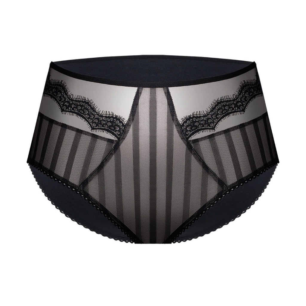 Sheer See Through High Waist Brief Panty Stefani-2