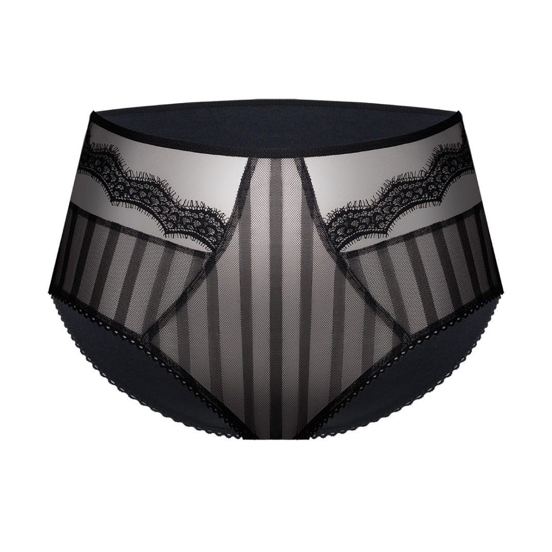 Sheer See Through High Waist Brief Panty Stefani-2